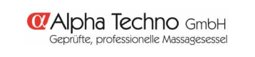 Логотип масажного крісла Alpha Techno