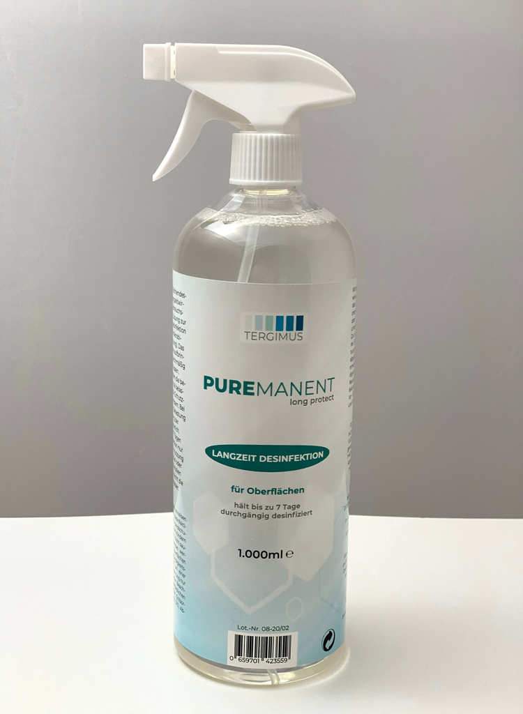 TERGIMUS Puremanent Long Protect засіб для дезінфекції поверхонь з тривалим терміном дії