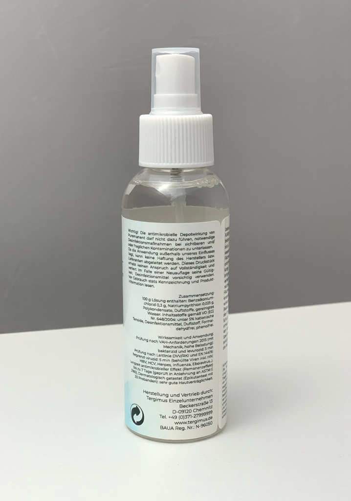 TERGIMUS Puremanent Long Protect засіб для дезінфекції поверхонь з тривалим терміном дії