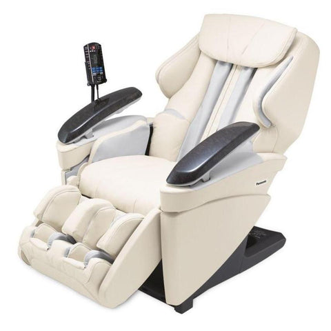 Потужний - Масажне крісло з гарячим каменем Panasonic EP-MA70CX802 Real Pro - бежеве масажне крісло зі штучної шкіри Світ