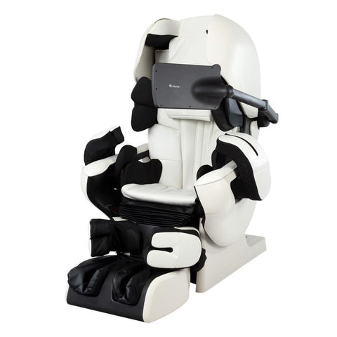 Робот - Сімейний Inada Therapina Robo HCP-LPN30000-масажне-крісло-біле-зі-штучної-шкіри-масажне-крісло Світ