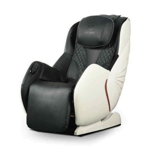 OGAWA MySofa Luxe OS3161S - Масажне крісло - чорно-біле зі штучної шкіри Світ масажних крісел